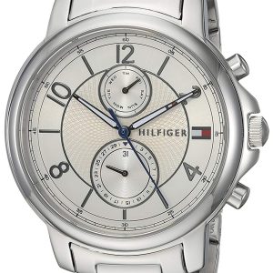 Tommy Hilfiger Damklocka 1781819 Claudia Vit/Stål Ø39 mm