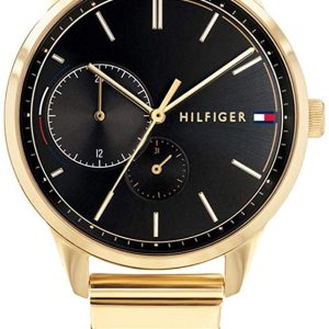 Tommy Hilfiger Damklocka 1782019 Svart/Gulguldtonat stål Ø38 mm