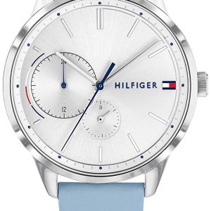 Tommy Hilfiger Damklocka 1782023 Silverfärgad/Läder Ø38 mm