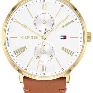 Tommy Hilfiger Damklocka 1782073 Vit/Läder Ø38 mm