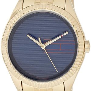 Tommy Hilfiger Damklocka 1782081 Blå/Gulguldtonat stål Ø38 mm