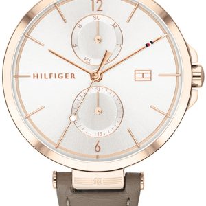 Tommy Hilfiger Damklocka 1782125 Silverfärgad/Läder Ø36 mm