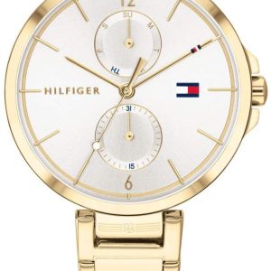 Tommy Hilfiger Damklocka 1782128 Silverfärgad/Gulguldtonat stål