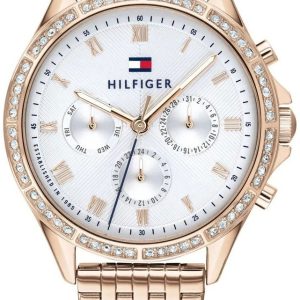 Tommy Hilfiger Damklocka 1782143 Silverfärgad/Roséguldstonat stål