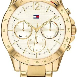 Tommy Hilfiger Damklocka 1782195 Beige/Gulguldtonat stål Ø38 mm