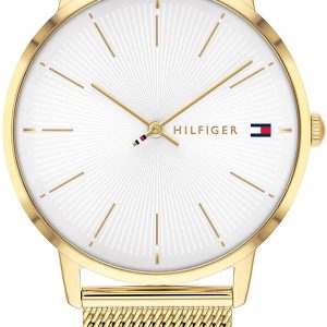 Tommy Hilfiger Damklocka 1782245 Vit/Gulguldtonat stål Ø40.5 mm