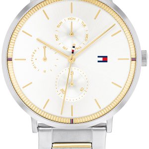 Tommy Hilfiger Damklocka 1782299 Jenna Vit/Gulguldtonat stål Ø38 mm