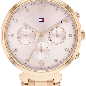 Tommy Hilfiger Damklocka 1782345 Multifunction Rosa/Roséguldstonat