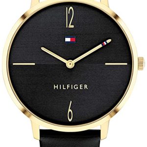 Tommy Hilfiger Damklocka 1782379 Liza Svart/Läder Ø40 mm