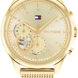 Tommy Hilfiger Damklocka 1782417 Quinn Gulguldstonad/Gulguldtonat