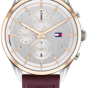 Tommy Hilfiger Damklocka 1782425 Stella Silverfärgad/Gummi Ø38 mm