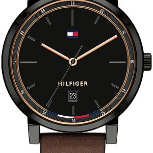 Tommy Hilfiger Dressed Up Herrklocka 1791736 Svart/Läder Ø43 mm