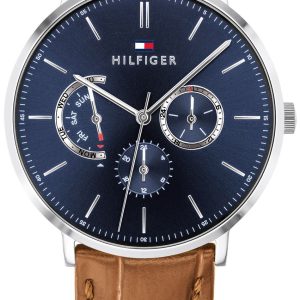 Tommy Hilfiger Herrklocka 1710375 Blå/Läder Ø40 mm