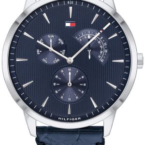 Tommy Hilfiger Herrklocka 1710387 Blå/Läder Ø44 mm