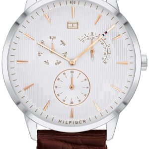 Tommy Hilfiger Herrklocka 1710389 Vit/Läder Ø44 mm