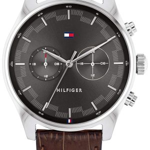 Tommy Hilfiger Herrklocka 1710422 Sawyer Grå/Läder Ø44 mm