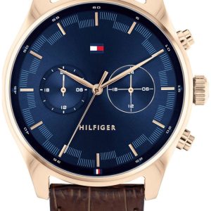 Tommy Hilfiger Herrklocka 1710423 Sawyer Blå/Läder Ø44 mm