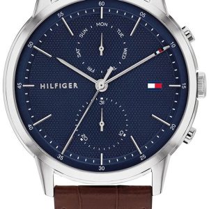 Tommy Hilfiger Herrklocka 1710436 Dressed Up Blå/Läder Ø43 mm