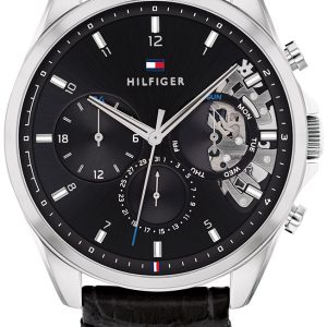 Tommy Hilfiger Herrklocka 1710449 Baker Svart/Läder Ø43.5 mm