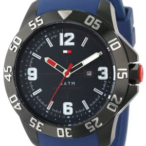 Tommy Hilfiger Herrklocka 1790984 Cole Svart/Gummi Ø46 mm