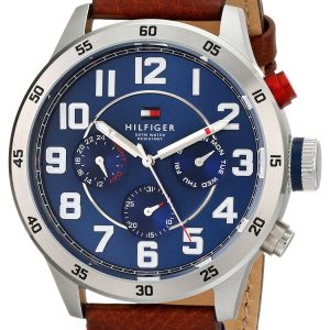 Tommy Hilfiger Herrklocka 1791066 Trent Blå/Läder Ø46 mm