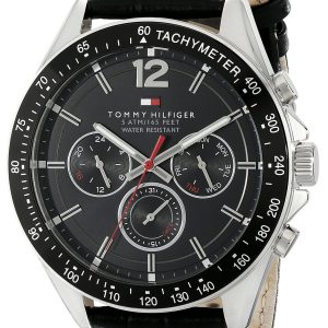 Tommy Hilfiger Herrklocka 1791117 Luke Svart/Läder Ø46 mm