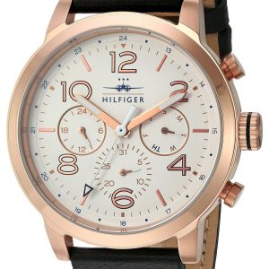 Tommy Hilfiger Herrklocka 1791236 Jake Vit/Läder Ø46 mm