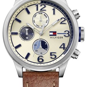 Tommy Hilfiger Herrklocka 1791239 Jackson Beige/Läder Ø44 mm