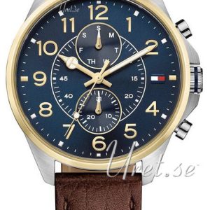 Tommy Hilfiger Herrklocka 1791275 Dean Blå/Läder Ø48 mm