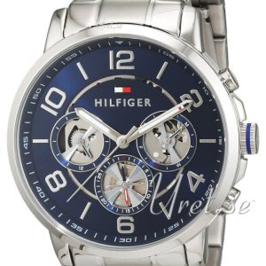 Tommy Hilfiger Herrklocka 1791293 Keagan Blå/Stål Ø44.98 mm