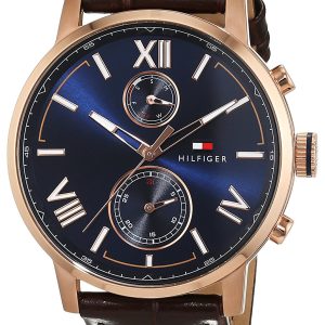 Tommy Hilfiger Herrklocka 1791308 Alden Blå/Läder Ø44 mm