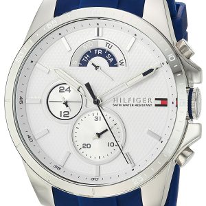 Tommy Hilfiger Herrklocka 1791349 Sport Vit/Gummi Ø46 mm