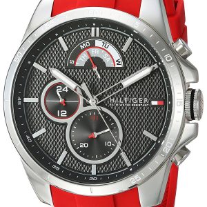 Tommy Hilfiger Herrklocka 1791351 Sport Svart/Gummi Ø46 mm