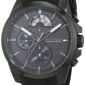 Tommy Hilfiger Herrklocka 1791352 Sport Svart/Gummi Ø46 mm