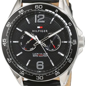 Tommy Hilfiger Herrklocka 1791369 Sport Svart/Läder Ø46 mm