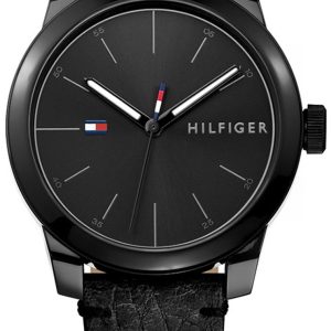 Tommy Hilfiger Herrklocka 1791384 Dress Svart/Läder Ø42 mm