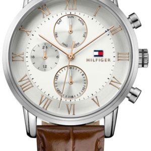 Tommy Hilfiger Herrklocka 1791400 Vit/Läder Ø44 mm