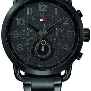 Tommy Hilfiger Herrklocka 1791423 Svart/Stål Ø46 mm