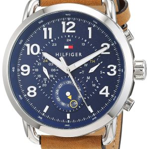 Tommy Hilfiger Herrklocka 1791424 Blå/Läder Ø46 mm