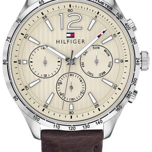 Tommy Hilfiger Herrklocka 1791467 Beige/Läder Ø44 mm