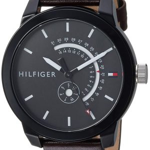 Tommy Hilfiger Herrklocka 1791478 Svart/Läder Ø44.2 mm