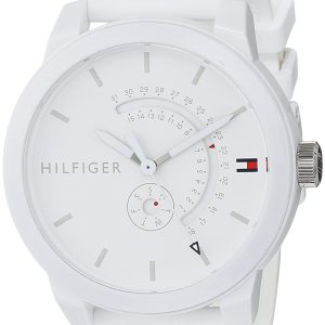 Tommy Hilfiger Herrklocka 1791481 Vit/Gummi Ø44 mm