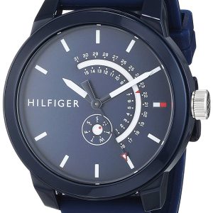 Tommy Hilfiger Herrklocka 1791482 Denim Blå/Gummi Ø44 mm