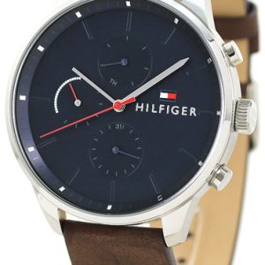 Tommy Hilfiger Herrklocka 1791487 Blå/Läder Ø42 mm