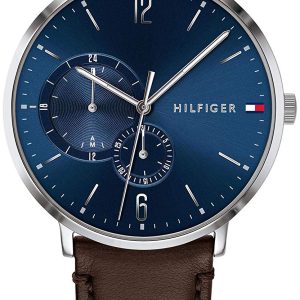 Tommy Hilfiger Herrklocka 1791508 Blå/Läder Ø40 mm