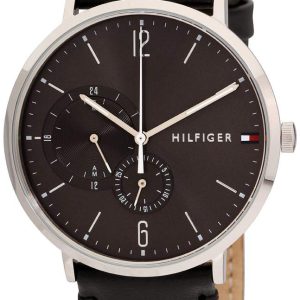 Tommy Hilfiger Herrklocka 1791509 Svart/Läder Ø40 mm