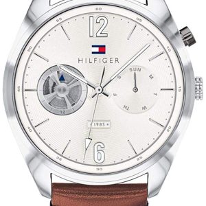 Tommy Hilfiger Herrklocka 1791550 Silverfärgad/Läder Ø44 mm