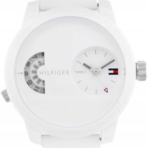 Tommy Hilfiger Herrklocka 1791558 Vit/Gummi Ø40 mm