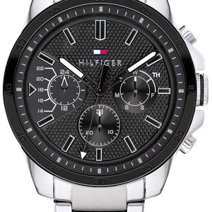 Tommy Hilfiger Herrklocka 1791564 Svart/Stål Ø46 mm