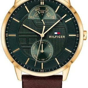 Tommy Hilfiger Herrklocka 1791607 Hunter Grön/Läder Ø44 mm